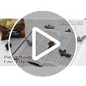 50Pcs Wooden Cross Bulk Set with Organza Gift Bags - Handcrafted Walnut Christian Faith Gifts for Church & Easter - Brown / 50