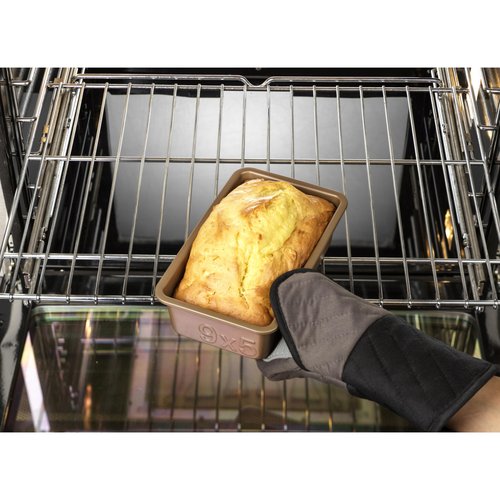 GoodCook BestBake Nonstick Textured Carbon Steel Loaf Pan, 9" x 5", Bronze