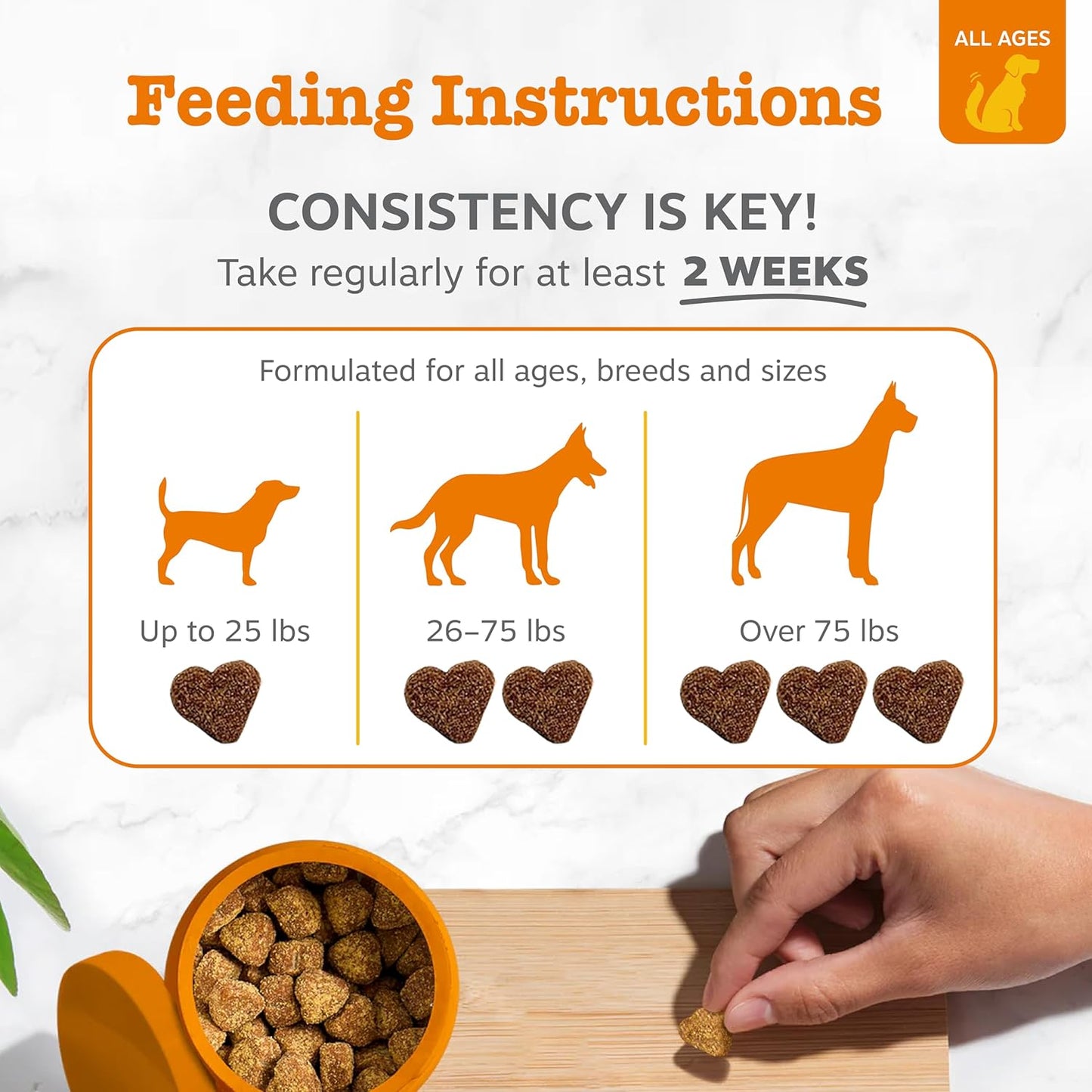 Zesty Paws Allergy Immune Bites - Dog Allergy Chews for Itchy Skin & Ears | Lamb Flavor, 90ct