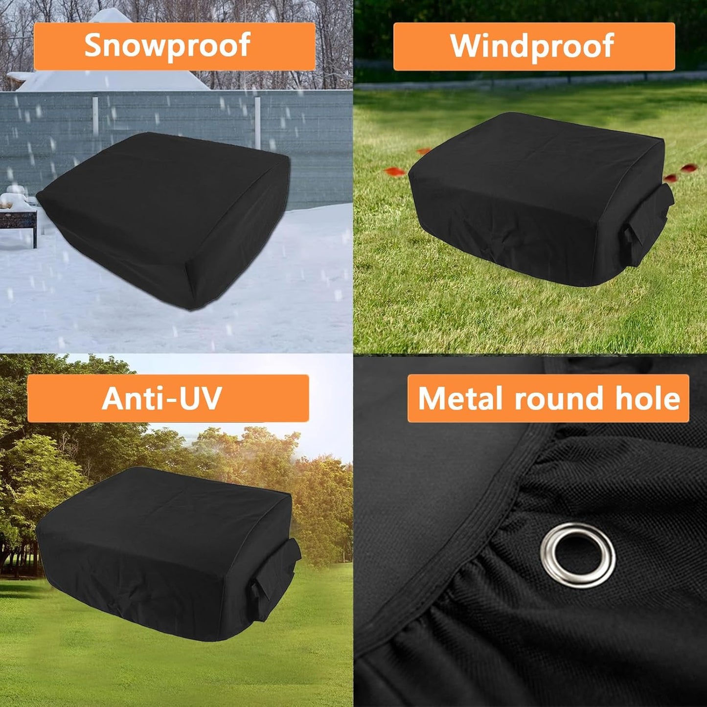 Traeger Ranger Grill Cover - Heavy Duty Waterproof Protection for BAC475 Scout & Blackstone 17” Griddle | 21” x 19.5” x 12”