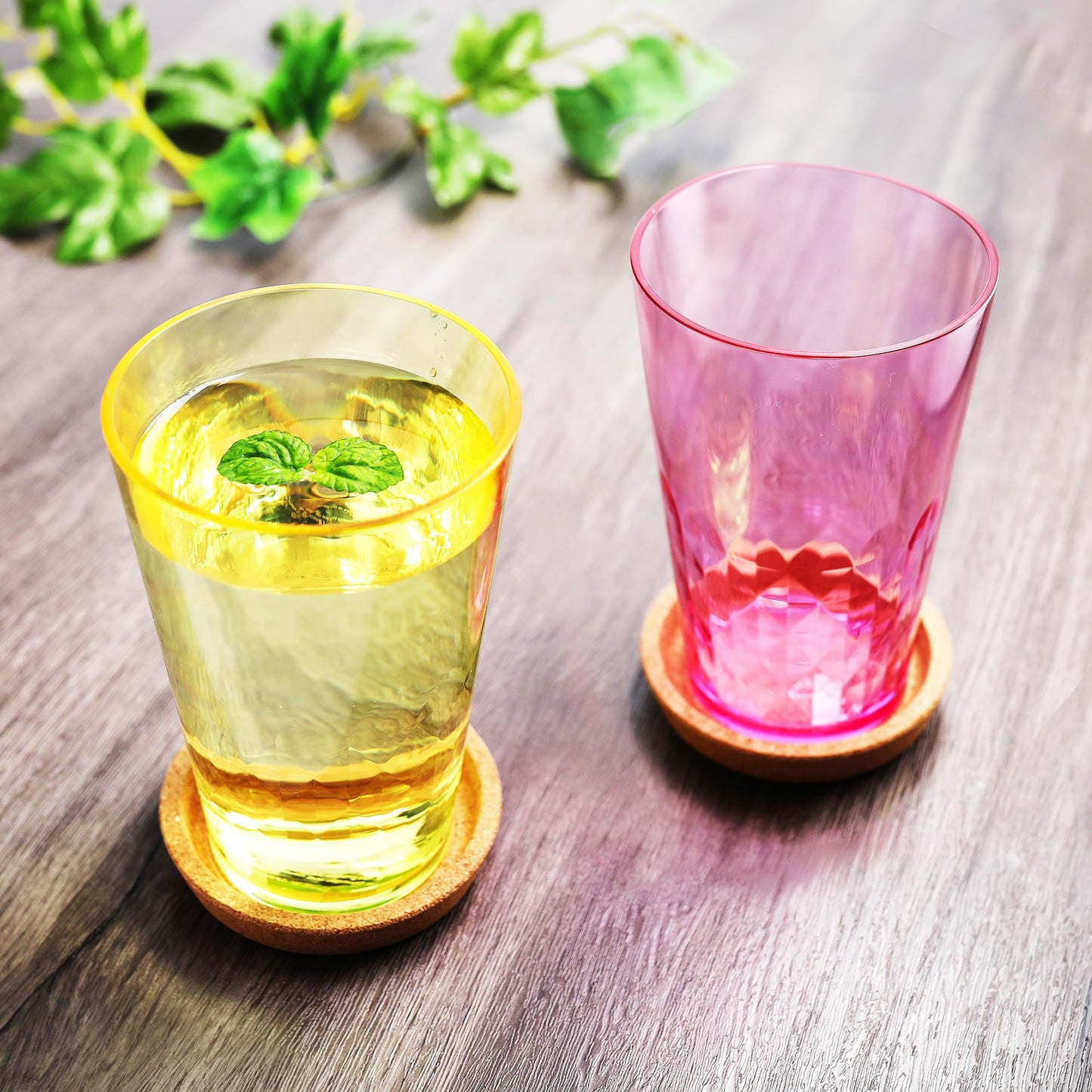 SCANDINOVIA - 19 Oz Unbreakable Cups - Vibrant Acrylic Tumblers, Shatterproof, Reusable & Dishwasher Safe, Smooth Rims, BPA-Free, Indoor & Outdoor Use, Plastic Cocktail Glasses - Set of 6-19 Oz