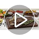 THETCHRY Walnut End Grain Cutting Board Set of 3 - Kitchen Prep & Serving