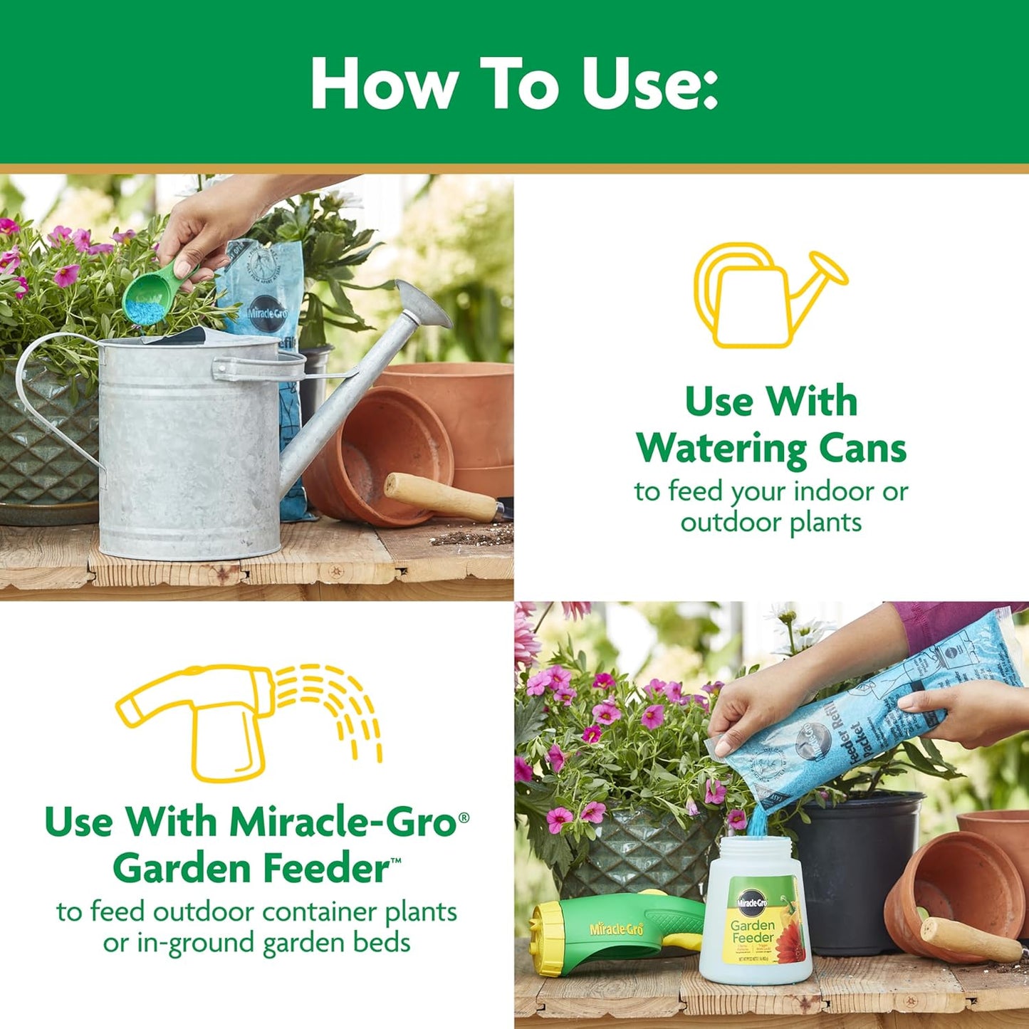 Miracle-Gro Bloom Booster Flower Food | Water Soluble Fertilizer for Vibrant Annuals & Perennials - 4 lbs.