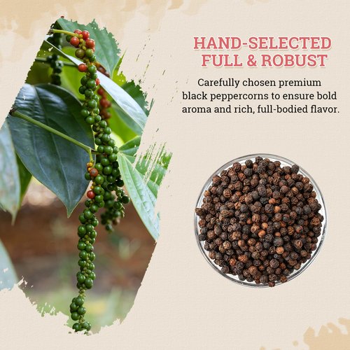 52USA Whole Black Peppercorns & Himalayan Pink Salt - Coarse Grain 39 oz | Perfect Grinder Refill Set