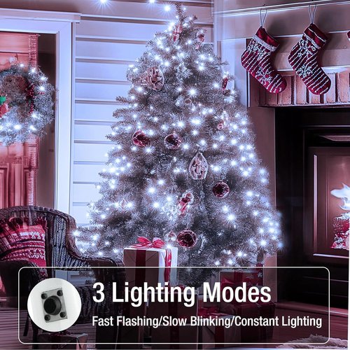 Fairy Lights 30 Pack - 7ft Battery Operated 20 LED Twinkle Lights | Waterproof Mini String Lights for DIY Party & Wedding Decor - Cool White