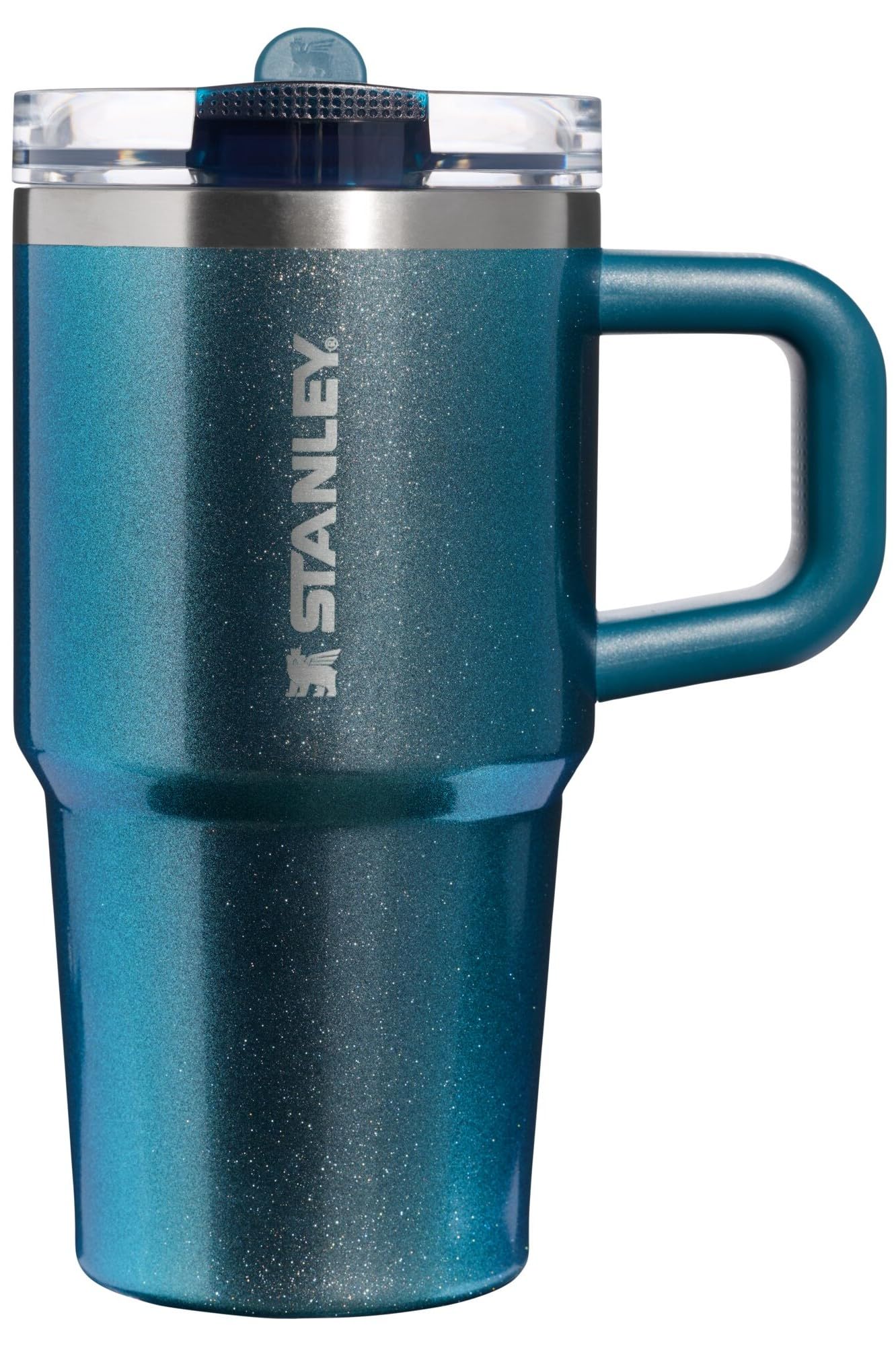 STANLEY Quencher ProTour Flip Straw Tumbler with Leakproof Lid 20 oz| Built-In Straw & Handle | Cupholder Compatible for Travel | Insulated Stainless Steel Cup | BPA-Free | Ponderosa Shimmer