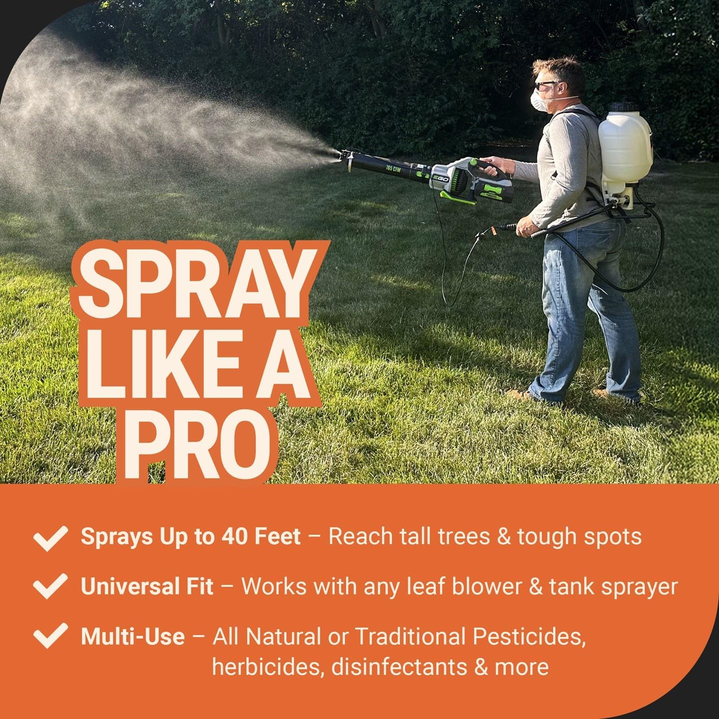 Mist-PRO Pesticide Sprayer - Insecticide & Mosquito Mister System for Effective Pest Control