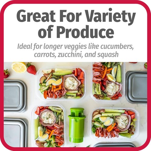 GoodCook Everyday Fruit & Veggie Divider - Effortless Quarters for Meal Prep | Safe, Mess-Free Slicing