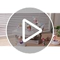 Mimorou 24 Pcs DIY Snow Globes Bulk with Detachable Bases - Christmas Decorations