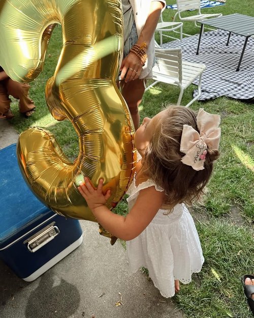 Champagne Gold Number 3 Balloon - 40 Inch Light Gold Birthday Decorations for Kids & Women