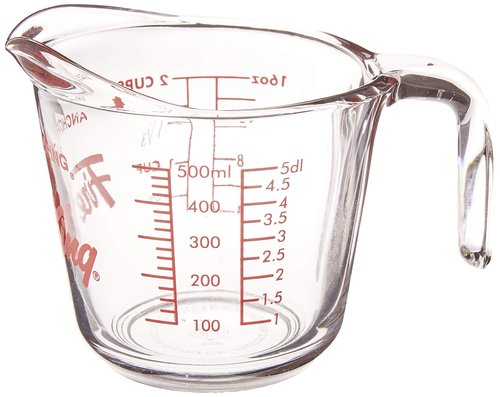 Anchor Hocking Fire-king 16 Oz Glass Measuring Cup