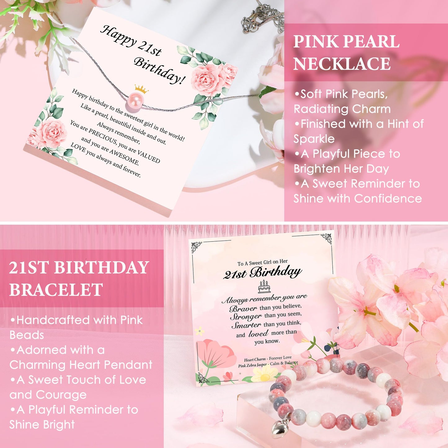 21st Birthday Gifts for Her Women 21 Year Old Birthday Gifts for Her Funny Gift Ideas for 21 Years Old Female Unique Happy 21st Bday Decorations Must Haves for Girl Cool Best 21 Year Olds Accessories
