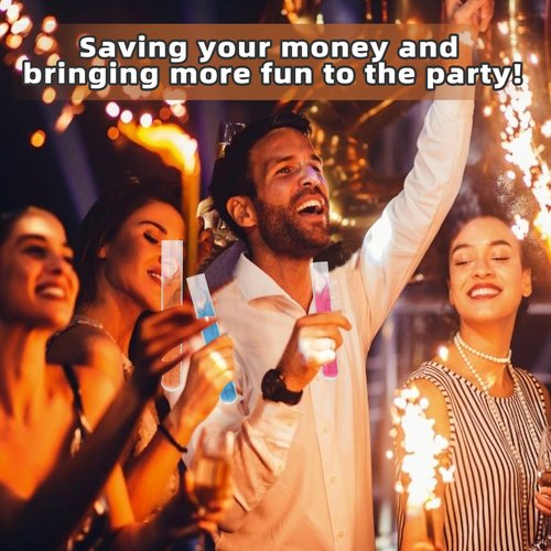14 Pack Tampon Flasks for Liquor (21oz Total), Hidden Flask for Women, Hidden Alcohol Container，Plastic Flasks for Nightclubs, Cruises and Sports Events, Includes Spout & Funnel