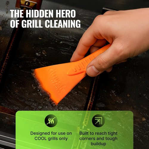 Citrusafe Grill Cleaning Kit - 16oz Cleaner Spray, Scrubber 3-Pack & Nylon Brush | BBQ & Oven Tools