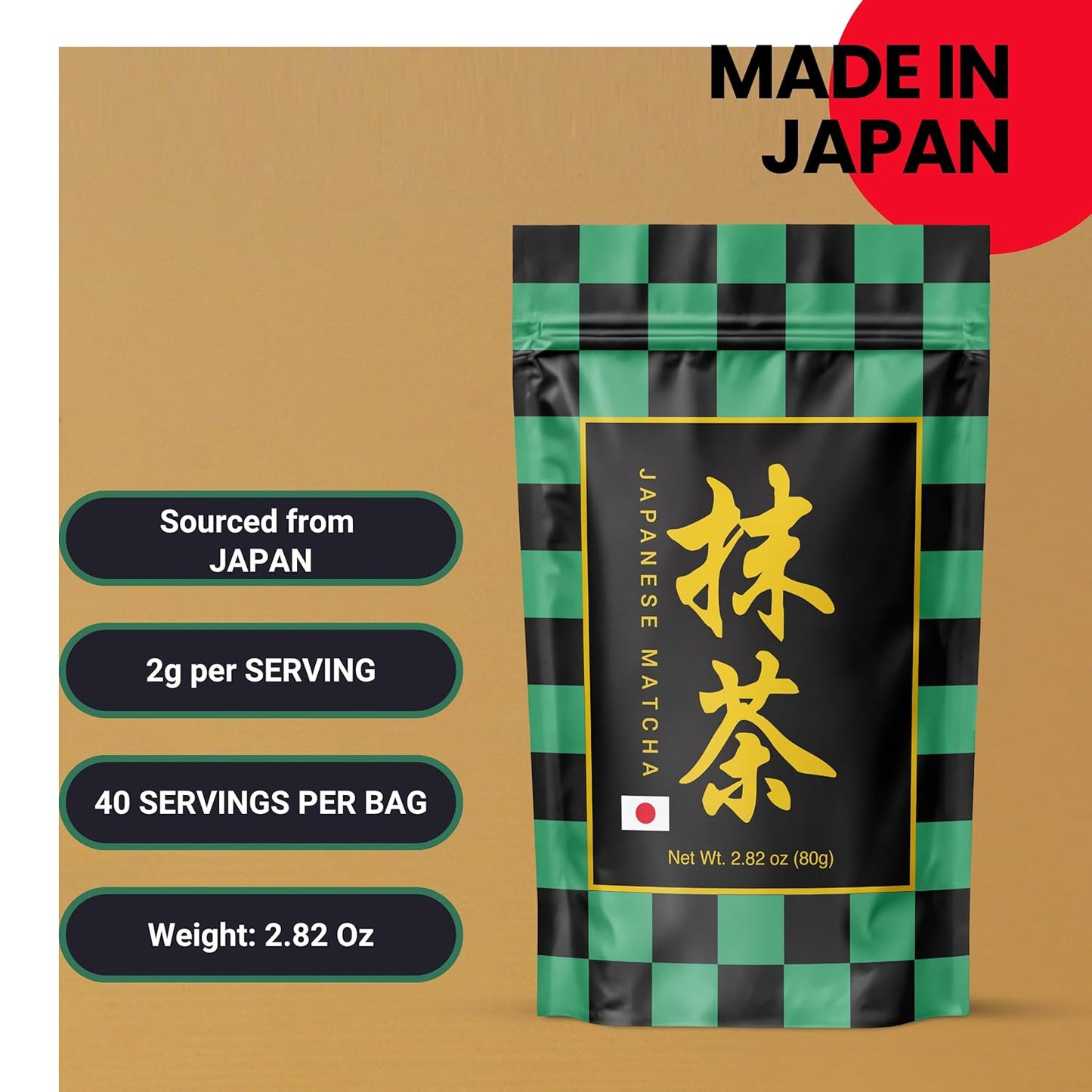 Matcharl Matcha Powder - Japanese Ceremonial Grade | First Harvest, Stone-Milled | 80g / 2.82oz Uji Kyoto