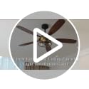 Fanbulous Black 52 Inch Farmhouse Ceiling Fan with Light & Remote – Reversible 6-Speed Industrial Flush Mount with Dual Finish 5 Blades