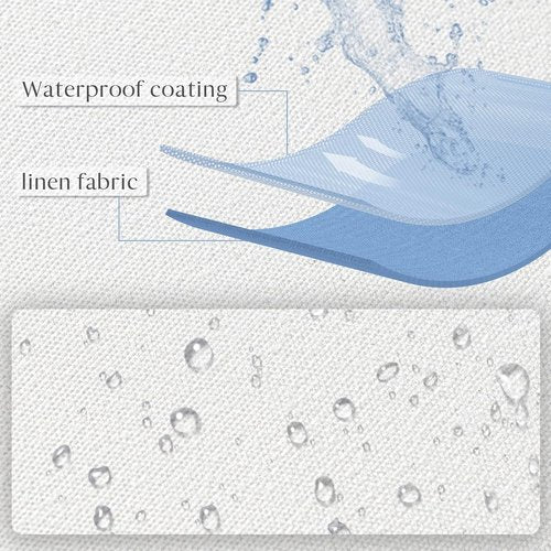 Ashler Outdoor Pillows - Waterproof Hypoallergenic Throw Pillow Inserts | Set of 4, 18 x 18 Inches
