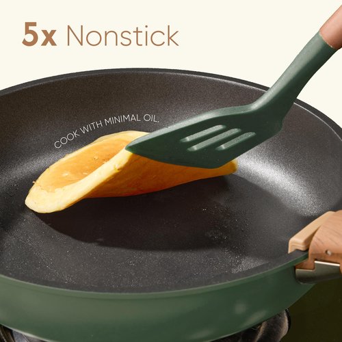 CAROTE 15pcs Pots and Pans Set, Nonstick Cookware Set Detachable Handle, Induction Kitchen Cookware Sets Non Stick with Removable Handle, RV Cookware Set, Oven Safe