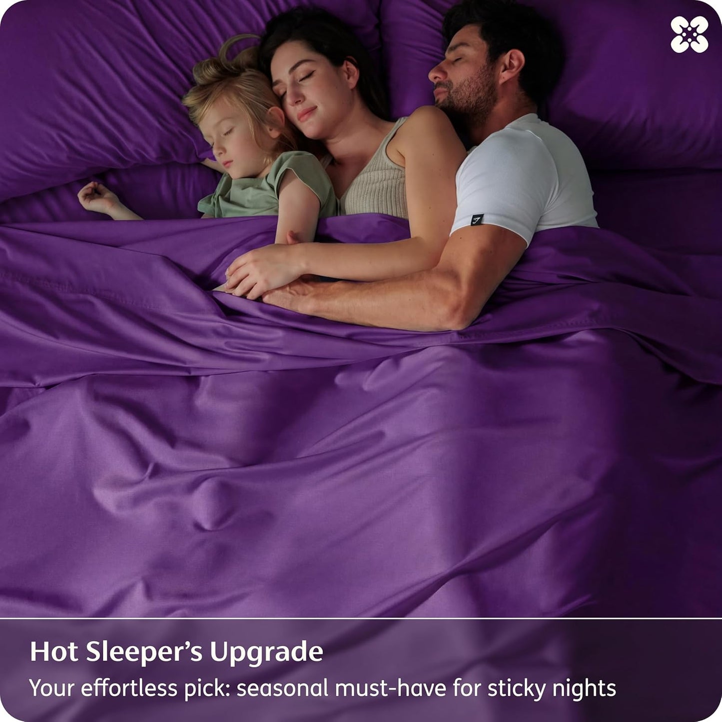 Bedsure King Size Sheets Set - Cooling Rayon Bamboo Sheets for Hot Sleepers | Soft & Breathable Plum