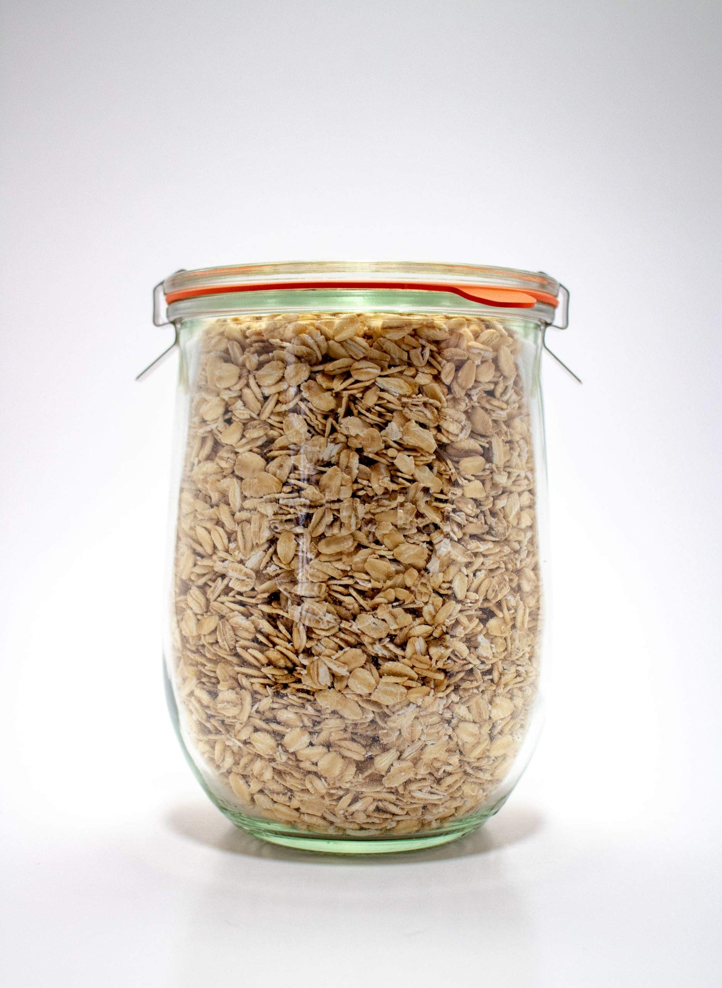 Weck Tulip Jars - 35.9 fl. oz (1 Liter) Glass Jars for Sourdough Starter - Wide Mouth With Glass Lid - Suitable for Canning and Storage - 4 Pack