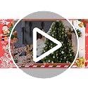 6 PCS Black Large Velvet Bows for Christmas Tree 23.6 x 15.8 Inch