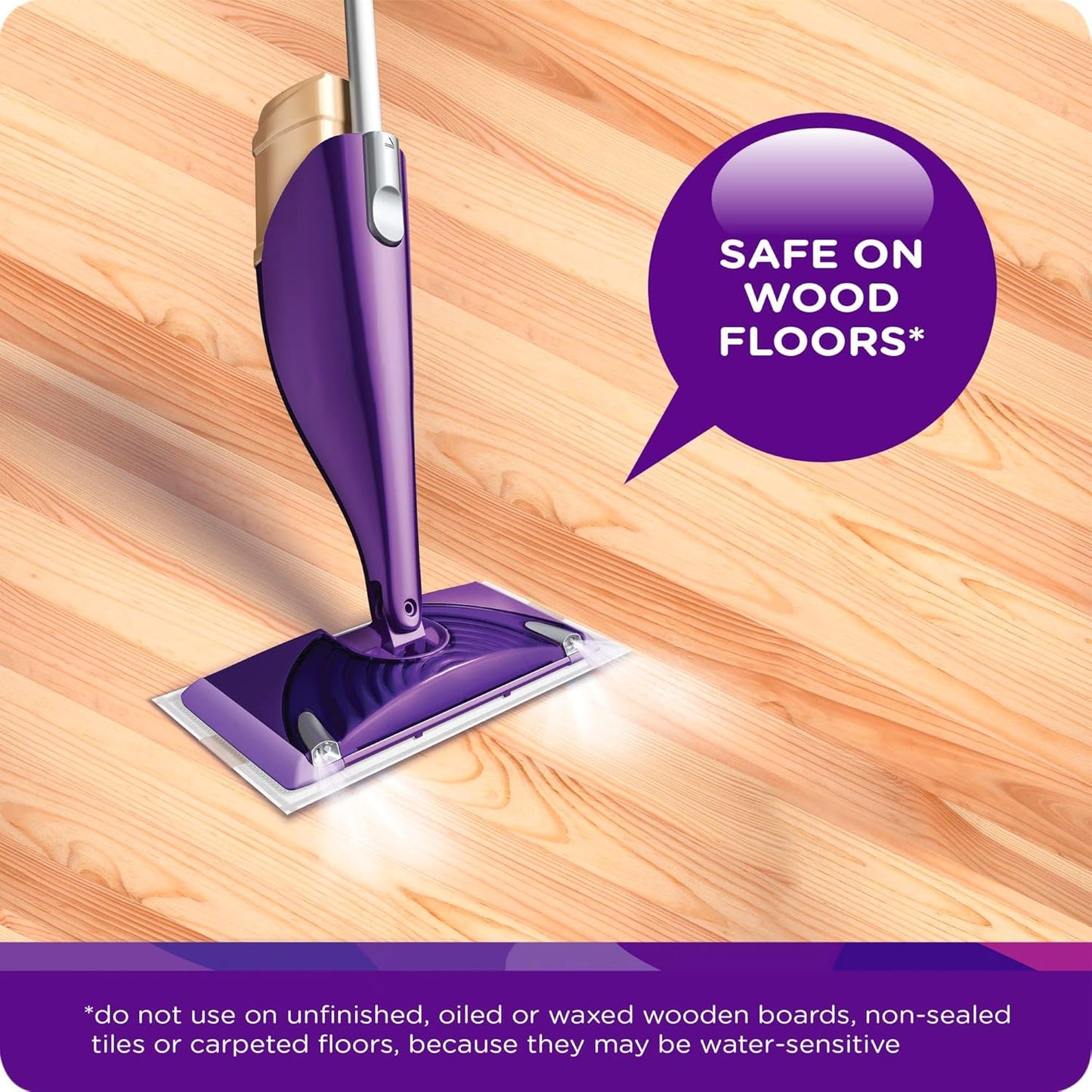 Swiffer WetJet Antibacterial Floor Cleaning Solution - Fresh Citrus Scent, 1.25 Liters | All-Purpose Refill