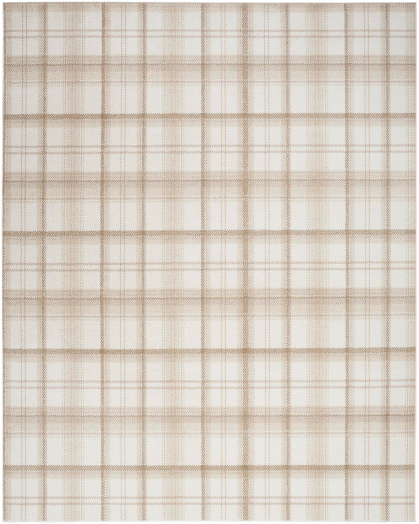 Nourison Home Grafix Ivory Beige 3'9" x 5'9" Area Rug - Easy Clean, Non Shedding, Bed Room, Living Room, Dining Room, Kitchen (4' x 6')