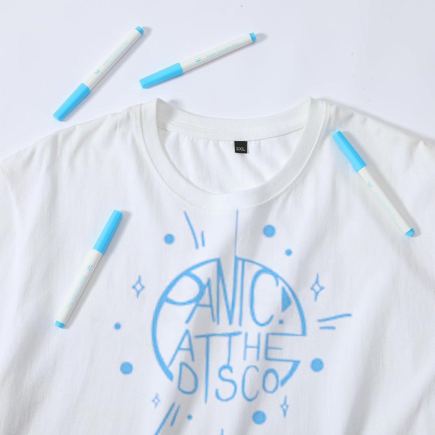 Mr. Pen Fabric Markers - Erasable & Water Soluble, 5 Pack in Blue | Perfect for Sewing Projects