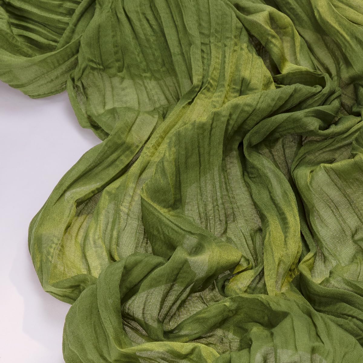 Socomi 3pcs Campsite Green Summer Cheesecloth Table Runner Boho Rustic Gauze 120 inch 10FT Cheese Cloth Sheer Runner for Wedding Party Baby Shower Birthday Home Decor Holiday Decorations