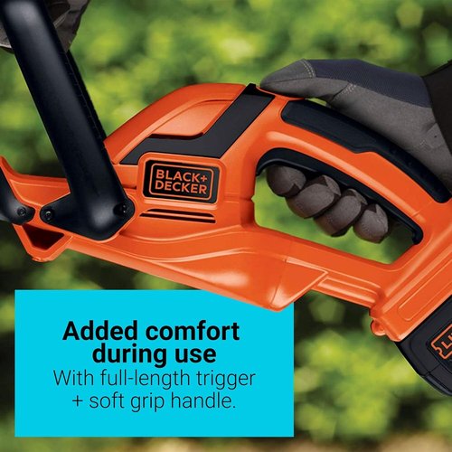 BLACK+DECKER 40V MAX* Cordless Hedge Trimmer - 24-Inch POWERDRIVE Tool Only (LHT2436B)