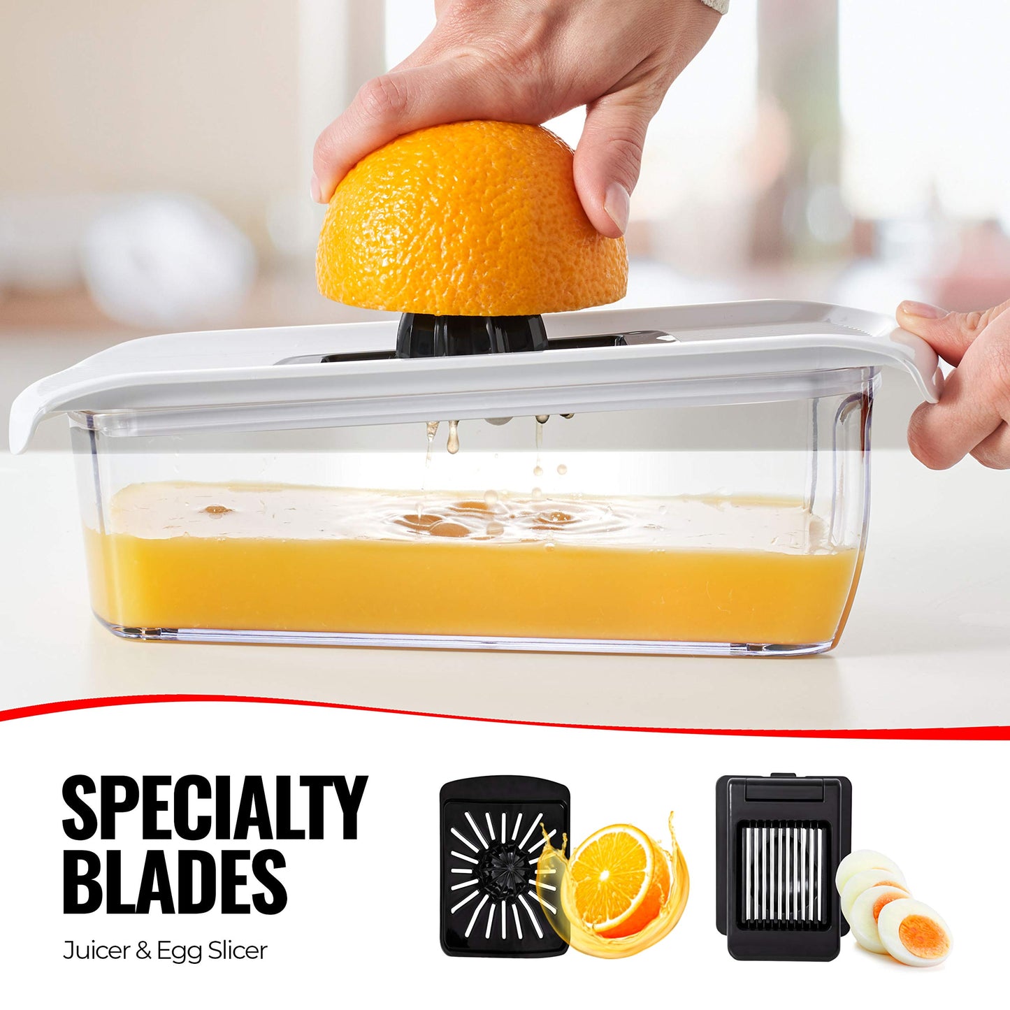 Fullstar Mandoline Slicer for Kitchen, Fruit Cutter, Cheese Grater, Cucumber Slicer, Veggie Spiralizer, Food Cutter & Kitchen Gadgets & Gifts with Safety Glove (11 in 1, Stainless Steel)