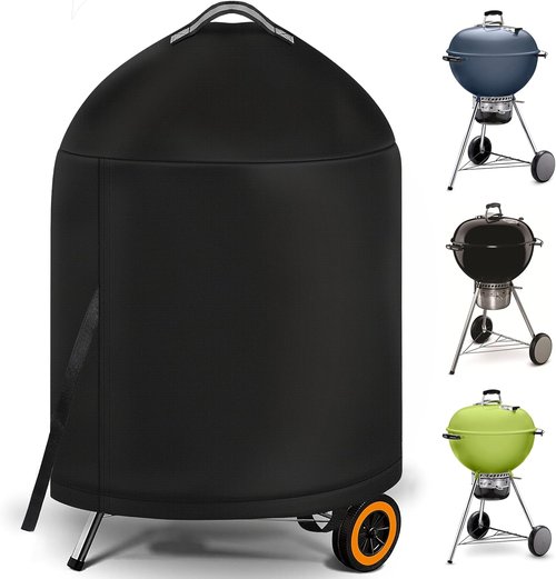 i COVER Grill Cover - Heavy Duty Waterproof Protection for Weber 22 Inch Charcoal Kettle Grills