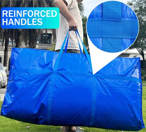 66 Gallon Extra Large Storage Bags by [Brand Name] - Heavy Duty Waterproof Duffle for Travel & Moving