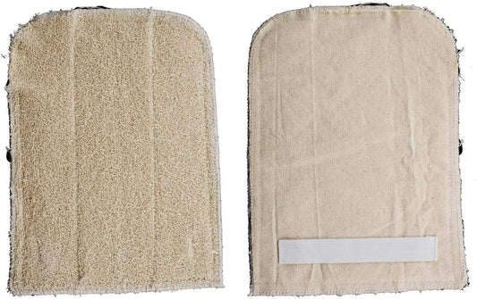 Winco PH-811W Beige Rectangle Terry Pan Grabber [Pack of 12]