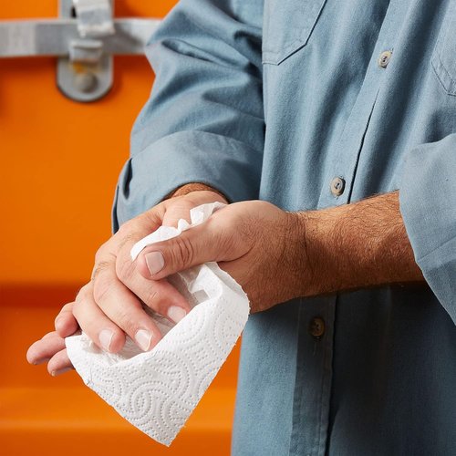 Choose-Your-Size Paper Towels - 2-Ply, White, 128 Sheets/Roll | 15 Rolls/Carton