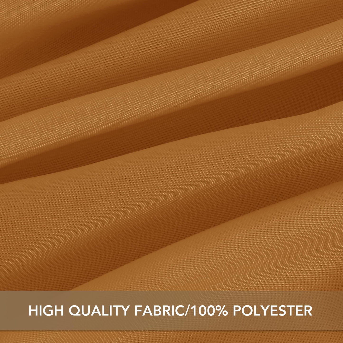 sancua Thanksgiving Tablecloths for 6 Foot Rectangle Tables, 8 Pack Light Brown - Washable Polyester Fabric Fall Table Cloth for Harvest Party, Birthday, Banquet Reception, 54x108 Inch Bronze