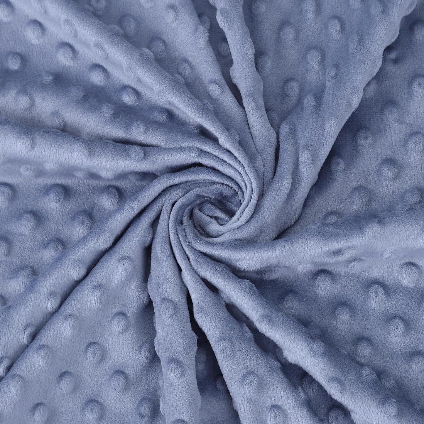 Skiennix Dinosaur Baby Blanket - Super Soft Minky Nursery Throw with Double Layer Dotted Backing | Blue (30" x 40")