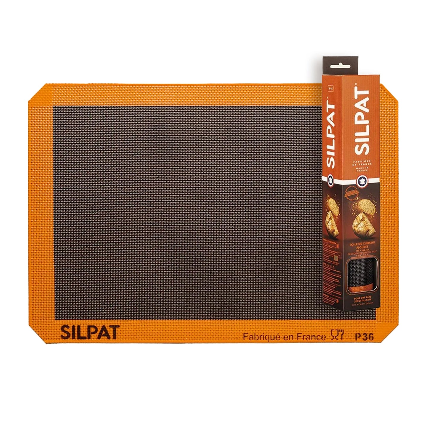 Silpat The Original Silpain Premium Non-Stick Silicone Baking Mat for Bread, 11-5/8 x 16-1/2