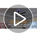 Black 52-Inch Smart Ceiling Fan with Light Remote Alexa Compatible