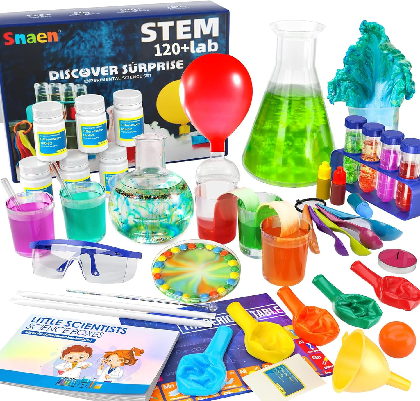 SNAEN STEM Science Kit - 220+ Lab Experiments for Kids | Educational Birthday Gift for Ages 3-12