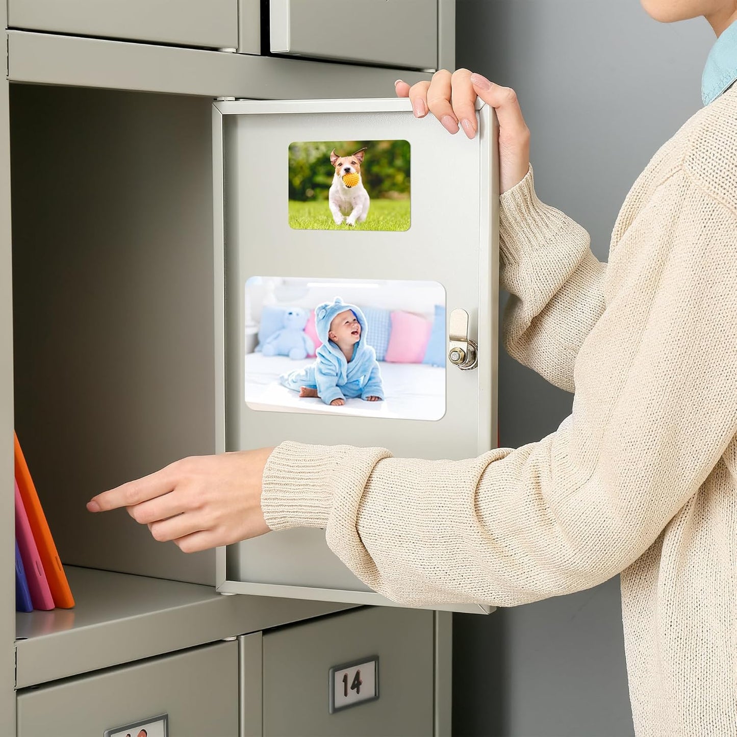Skiennix Custom Large Photo Magnet - Personalize Your 3x4, 4x6, or 5x7 Inch Design for Home & Office Decor