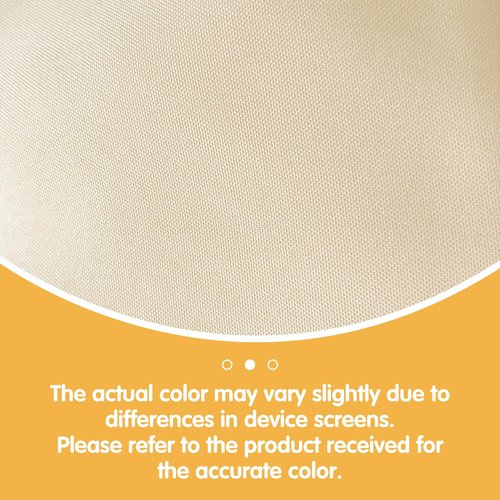 BRILLMAX 6 Pack Beige Tablecloths 60 x 126 Inch for 8ft Rectangle Tables - 150 GSM Polyester Fabric, 15" Standard Drop, Water, Stain & Wrinkle Resistant Cloth Cover for Wedding Banquet Dining Buffet