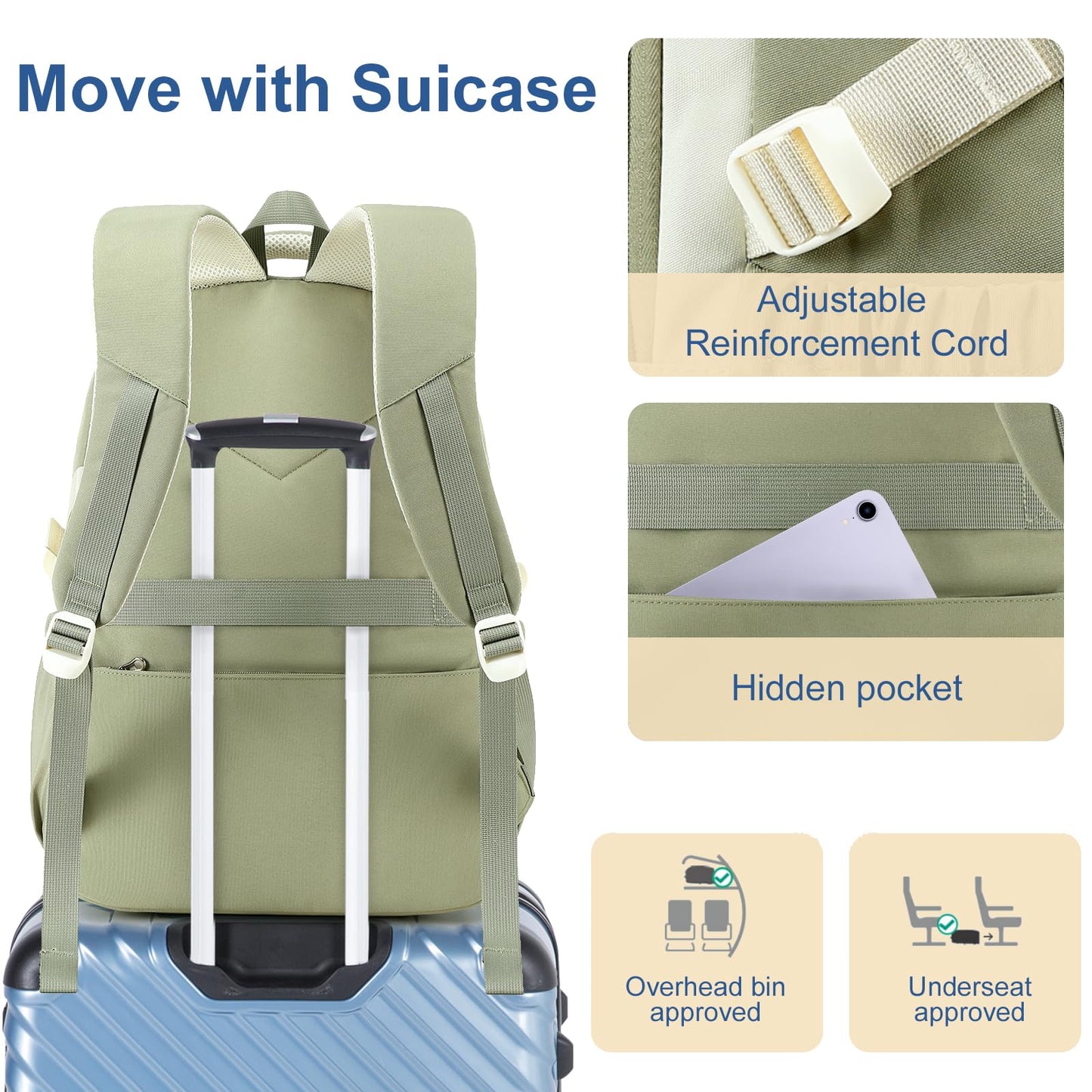 Bluboon Backpacks for School Girls Backpack Kids Bookbag Cute Backpack 8-12 School Supplies (Grass Green Splicing)