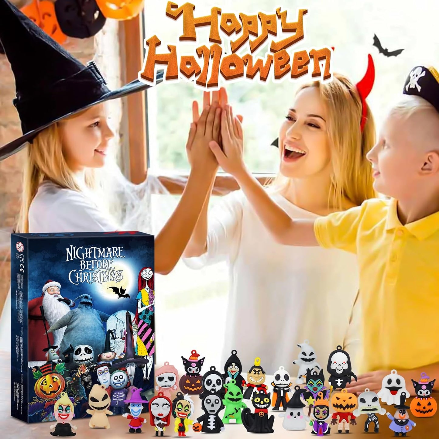 SWIND Christmas Advent Calendar 2026 - Horror Figures Countdown Calendar with 24 Collectible Dolls