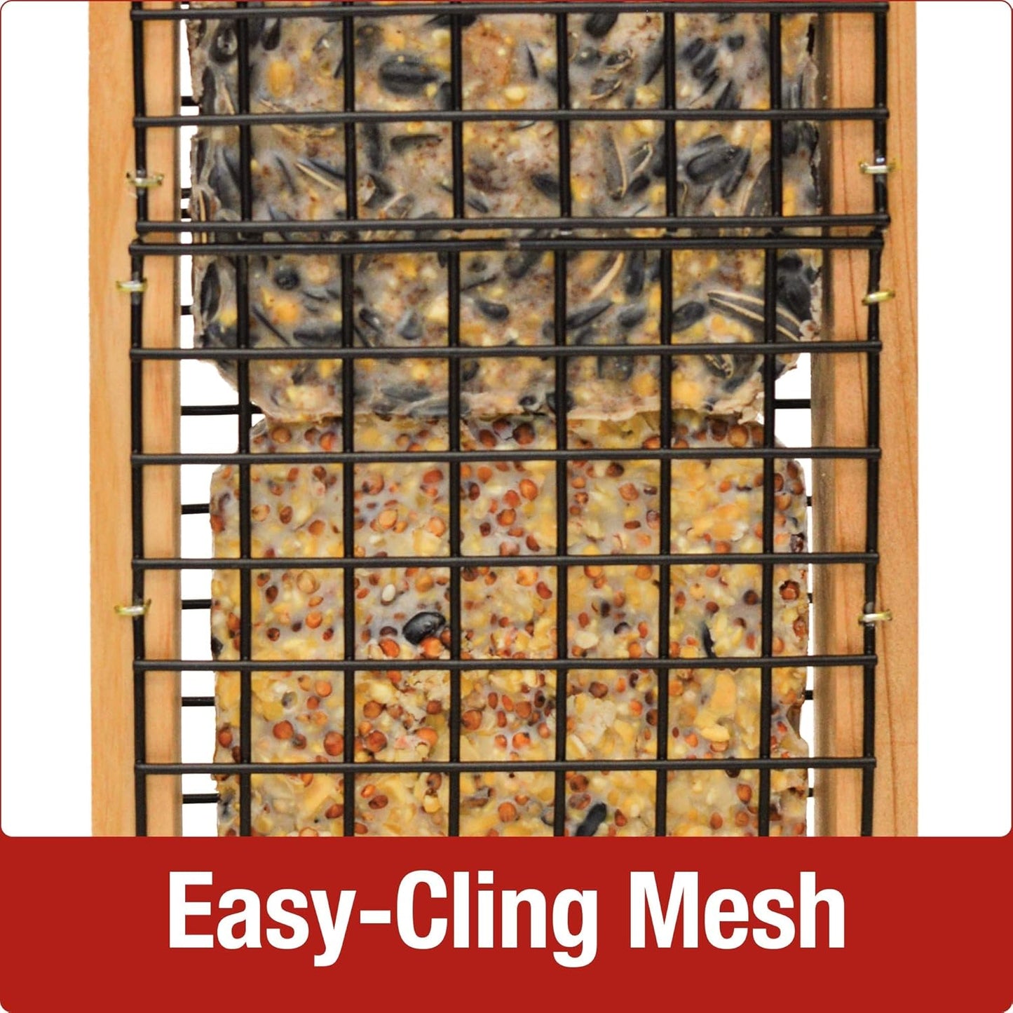 Nature's Way Cedar Double Suet Tail Prop Bird Feeder - Durable & Stylish Design