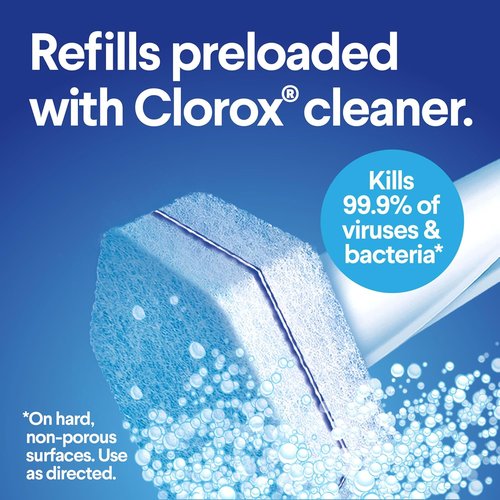 Clorox ToiletWand Disinfecting Refills - Disposable Wand Heads, 30 Count for Effortless Cleaning