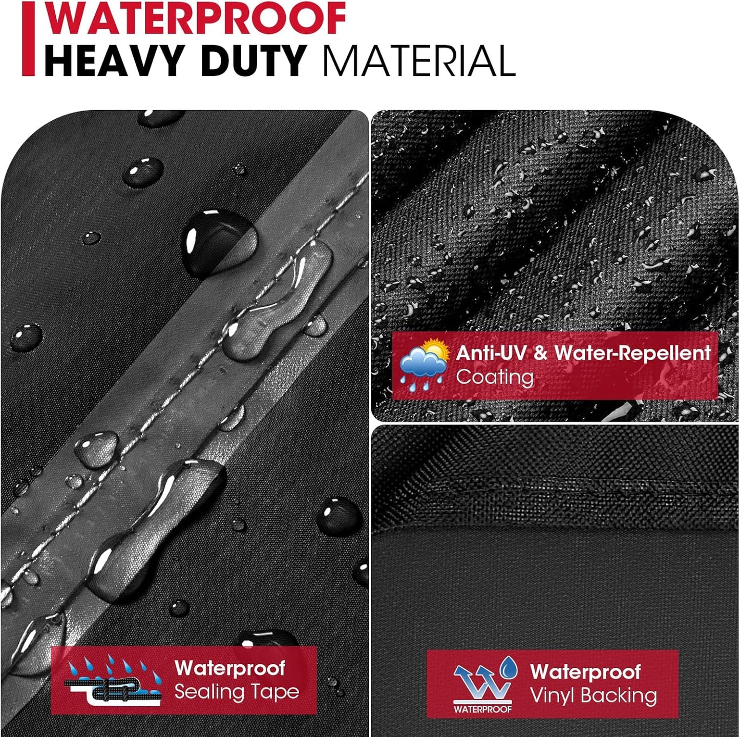 Unicook 28-Inch Griddle Cover - Heavy-Duty Waterproof BBQ Grill Protection | Fits Blackstone & Nexgrill