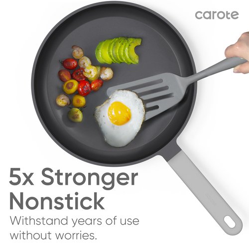 CAROTE Pots and Pans Set Non Stick, Premium Cooking Sets, Kitchen Cookwares, Induction Cookware Set, Pot and Pan, Kitchen Essentials, 11pcs