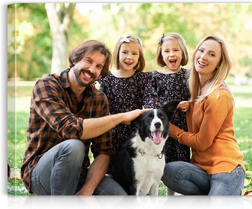 Custom Canvas Prints by [Brand Name] - Personalized Photo Wall Art for Weddings, Family & Pets | 14x11 Wrapped Frame