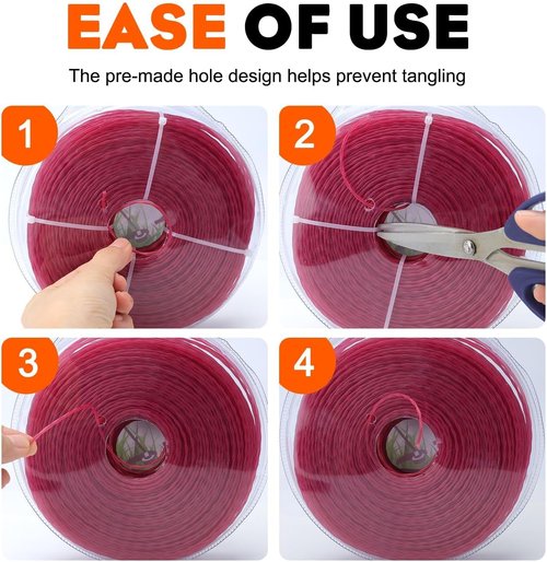 Hipa 105 Trimmer Line - Heavy Duty Round Twist String for Weed Eater | 2.7 mm, 105-Inch, 1 lb, 262 ft
